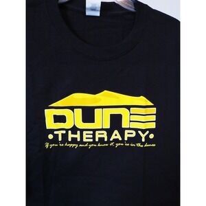 NEW Dune Therapy "Happy at the Dunes" Black Graphic Tee Size 3X